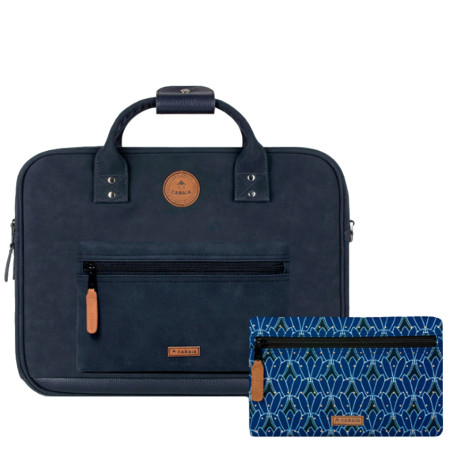 Zurich Messenger Laptop Bag 14" Navy Blue