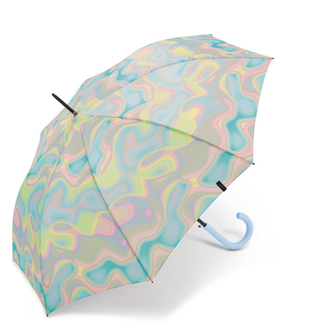 Esprit Long Umbrella AC Marble Rainbow