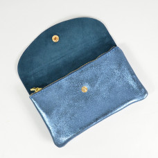 Farfouillette Coin Purse Leather GM Blue