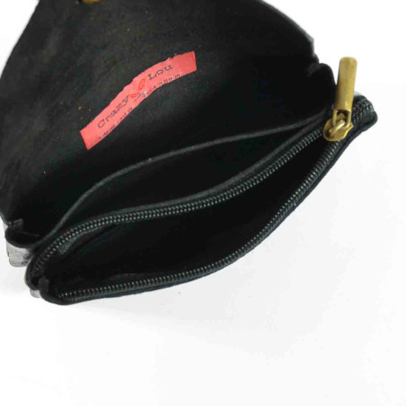 Farfouillette Coin Purse Leather GM Blue
