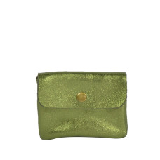 Farfouillette Compact Money Wallet Leather PM Khaki