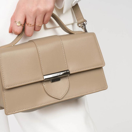 Lancaster Paris Ily Baguette Bag 531-010 Dark Beige
