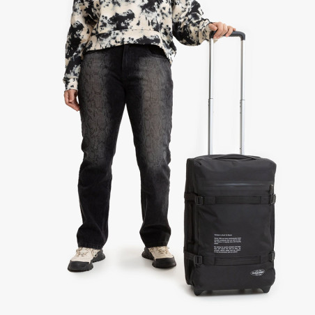 Eastpak Transit'r S Soft Cabin Wheeled Travel Bag 3e6 Storm Black