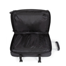 Eastpak Transit'r S Sac de Voyage Cabine Souple à Roulettes 3e6 Storm Black ouvert