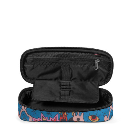 Eastpak Oval Single Pencil Case 7d7 Doodle Blue
