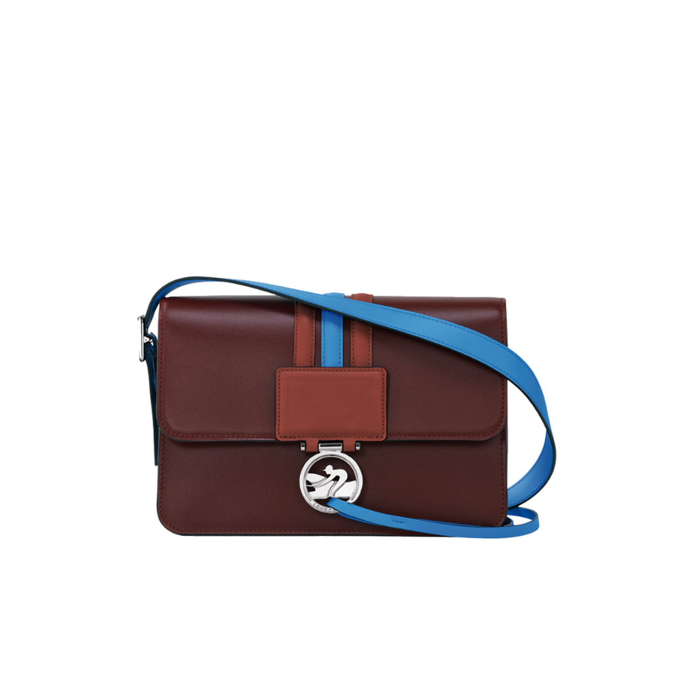 Longchamp Box-Trot Crossbody Bag Prune