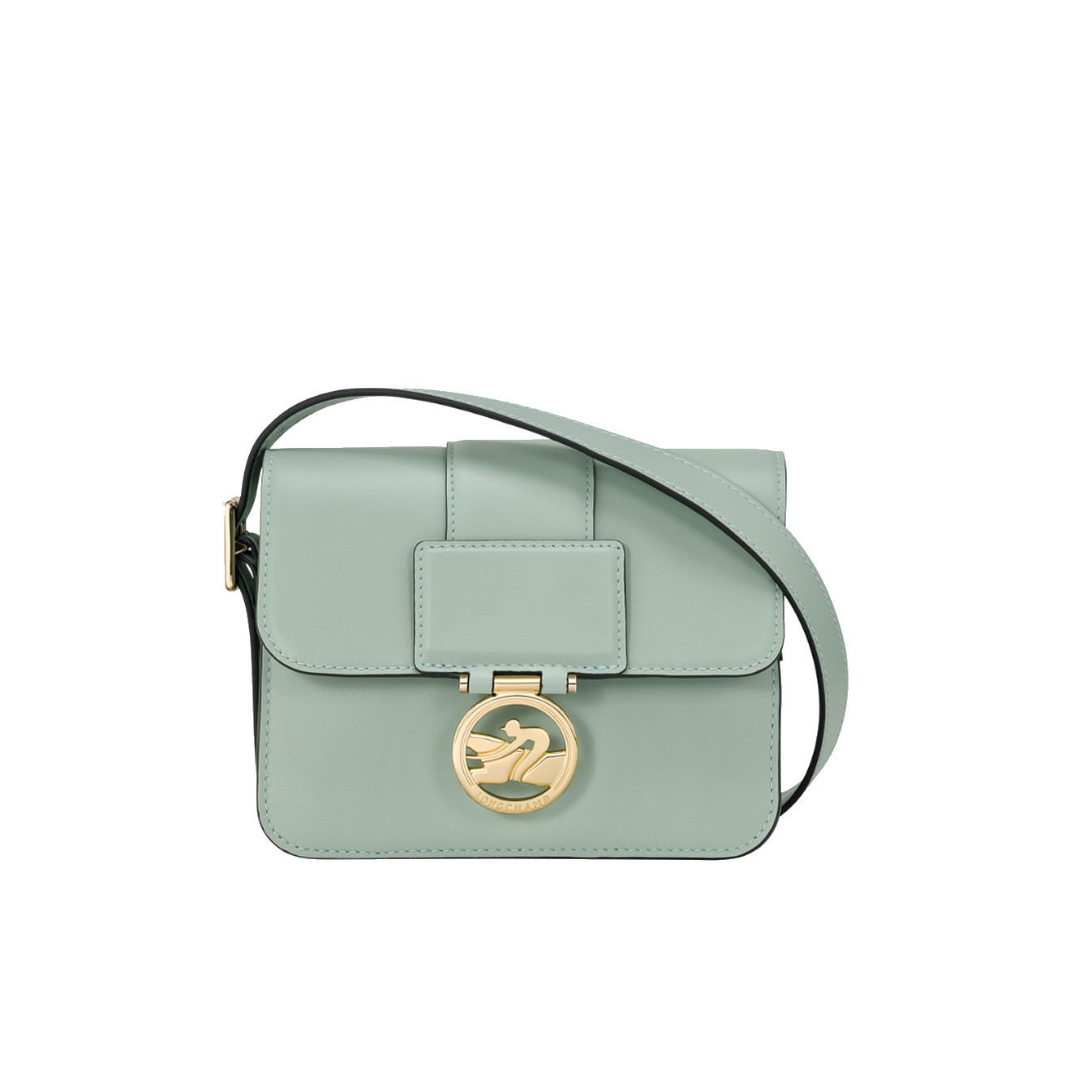 Longchamp Box-Trot Crossbody Bag Grey Green