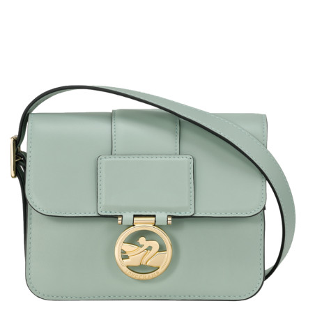 Longchamp Box-Trot Crossbody Bag Grey Green