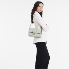 Longchamp Box-Trot Crossbody Bag Grey Green