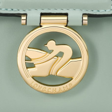 Longchamp Box-Trot Crossbody Bag Grey Green