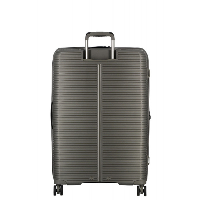 Valise Rigide Bugatti Lima 77.5x52x31.5cm 4 Roues - Grande Valise Voyage Noir