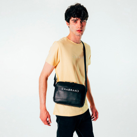 Chabrand Campus Mini men's bag 86522 Black and White
