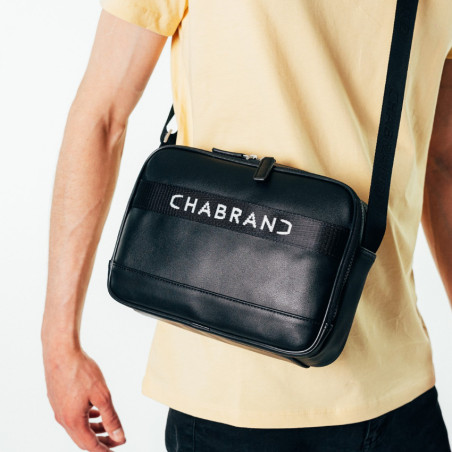 Chabrand Campus Mini men's bag 86522 Black and White
