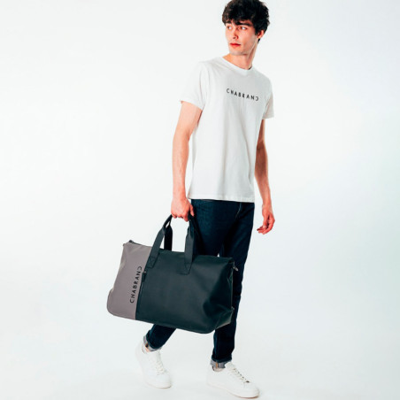 Chabrand Touch bis men's travel bag 17241 Black and grey