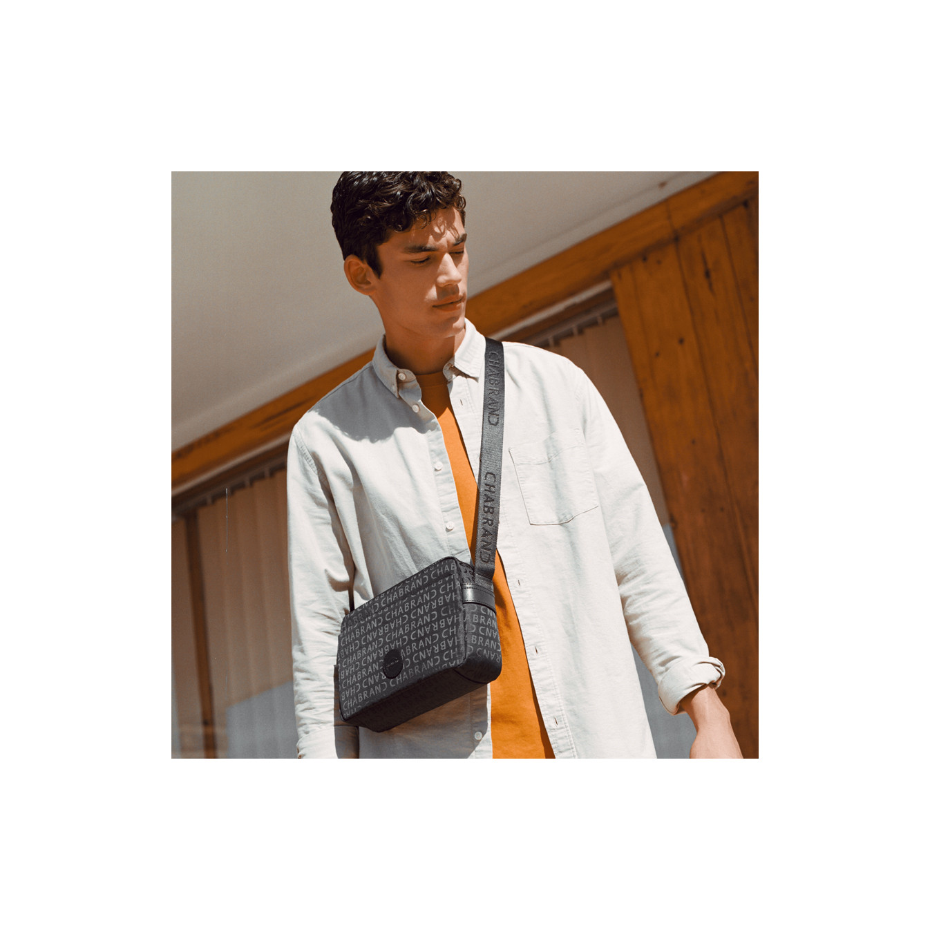 Chabrand Prado Men's Satchel 84239 Black