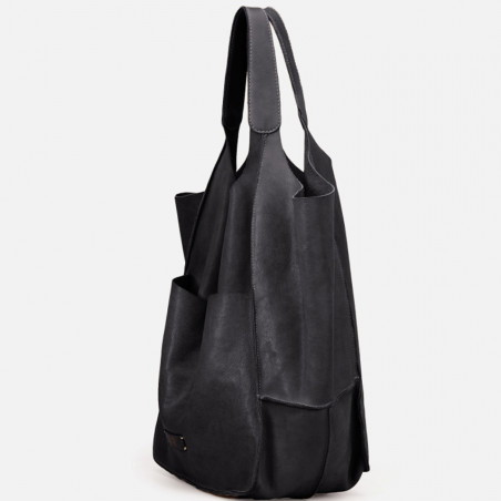 Biba Homer Tote Bag HOM1L Negro