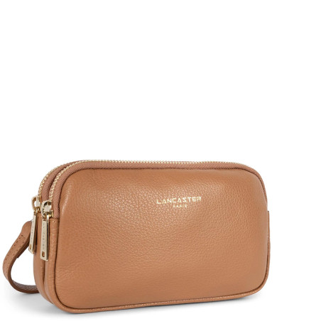 Lancaster Dune Double Pouch 129-30 Camel
