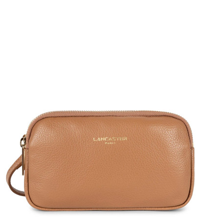 Lancaster Dune Double Pouch 129-30 Camel