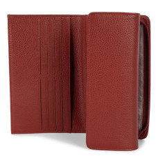 Lancaster Foulonne Double Companion Wallet 170-22 Carmine