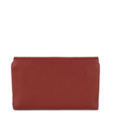 Lancaster Foulonne Double Companion Wallet 170-22 Carmine