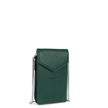Lancaster Foulonne Smartphone Leather Pouch 170-27 Dark Green