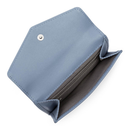 Lancaster Paris Porte-Cartes 131-028 Bleu Stone ouvert