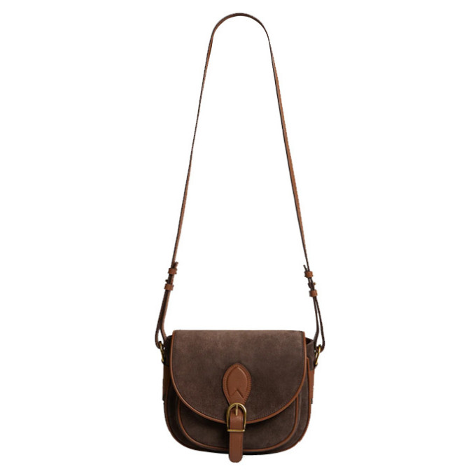 Gérard Darel Gypsy Satchel in Velvet Brown Leather