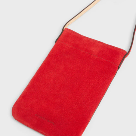 Gerard Darel Ladyphone Smartphone Pouch Leather Opera