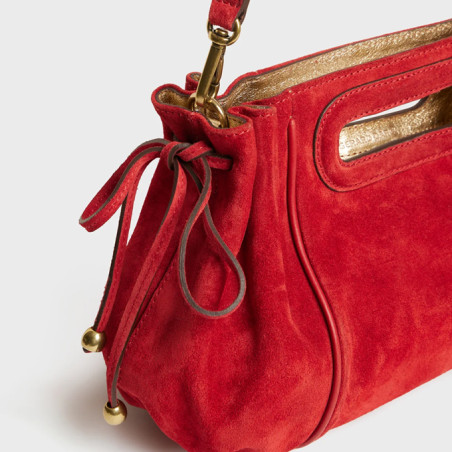 Gérard Darel Le Mini Dany Velvet Leather Opera