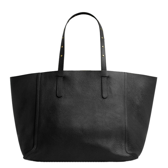 Gérard Darel Simple 2 Tote Bag Grainy Leather Black/Gold
