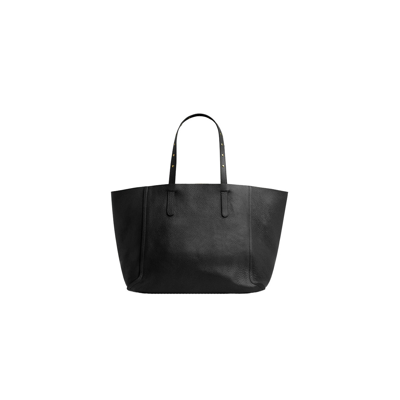 Gérard Darel Simple 2 Tote Bag Grainy Leather Black/Gold