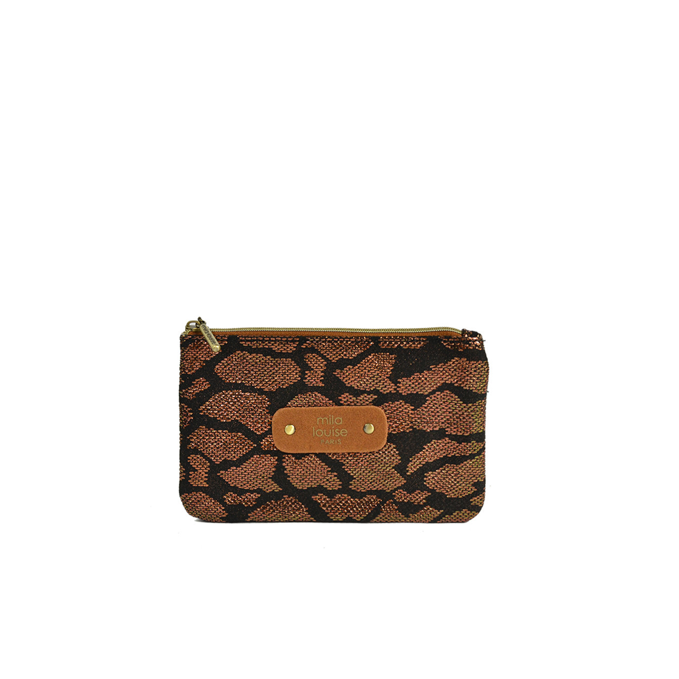 Mila Louise Poch GF Bag and Coin Purse PM Camel