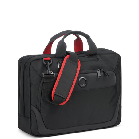 Delsey Parvis Plus Multifunction Laptop Bag Black