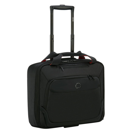 Delsey Parvis Plus Multifunction Wheeled Laptop Bag Black