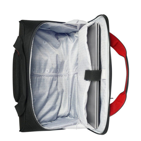 Delsey Parvis Plus Sac Ordinateur Multifonction à roulettes Noir interieur