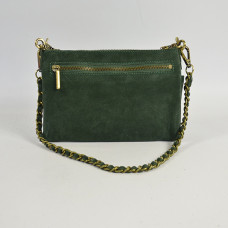 Mila Louise India V Small Trotter Bag and Organized Pouch Taiga Gre...