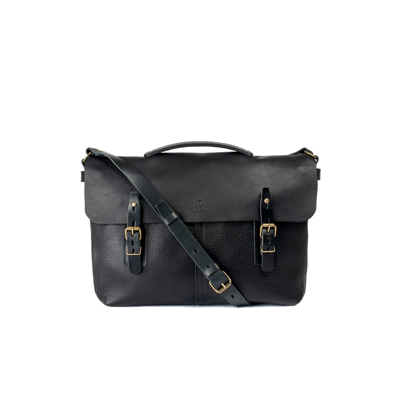 Bleu de Chauffe Besacke Bag Noir Lucien