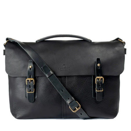 Bleu de Chauffe Besacke Bag Noir Lucien
