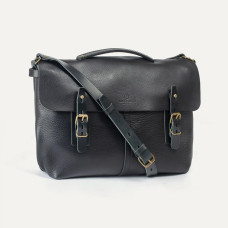 Bleu de Chauffe Besacke Bag Noir Lucien