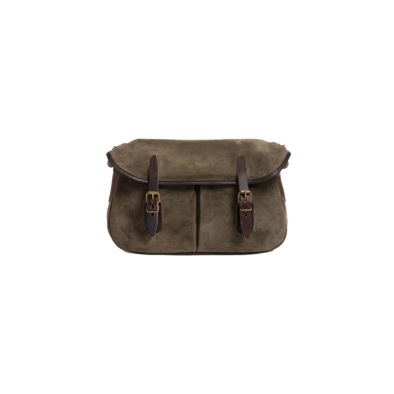 Bleu de Chauffe Sac Musette S Cuir Velours Musk