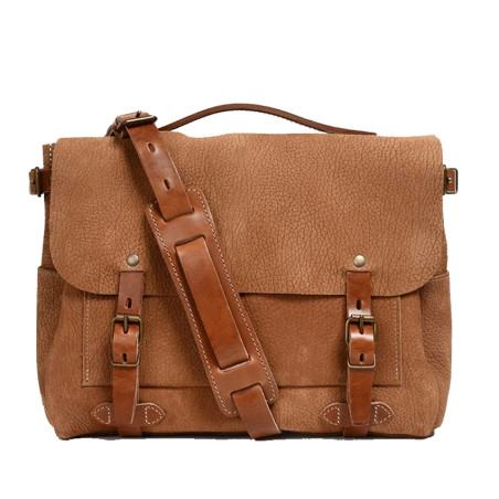 Bleu de Chauffe Messenger Bag Eclair M Camel