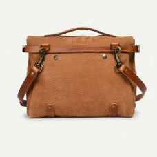 Bleu de Chauffe Messenger Bag Eclair M Camel