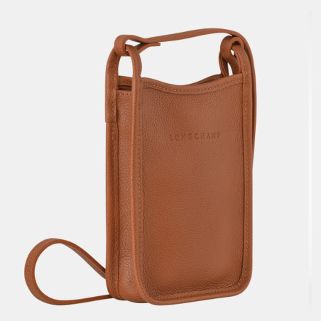 Longchamp Le Foulonné Phone Case Caramel