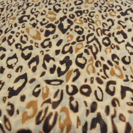 Farfouillette Kinshasa Leopard Beige Scarf