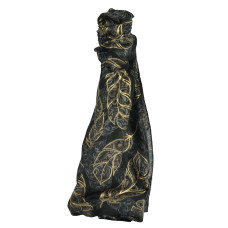 Farfouillette Pamporovo Black Feather Scarf