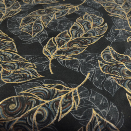Farfouillette Pamporovo Black Feather Scarf