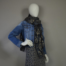Farfouillette Pamporovo Black Feather Scarf