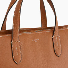 Le Tanneur Sophie Document Holder in Leather 1 Compartment PC 15" Tan