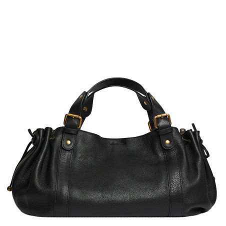 Gérard Darel The 24 Hours Handbag D-light Black and Gold