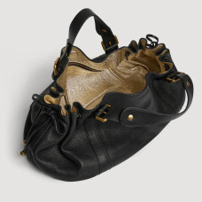 Gérard Darel The 24 Hours Handbag D-light Black and Gold